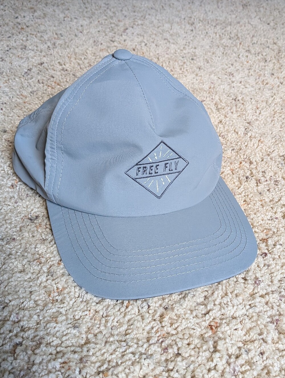 Free Fly Light Gray Performance Baseball Cap Hat